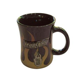 Hershey Park Fahrenheit 98 Ceramic Coffee Mug With Gold Flame Design